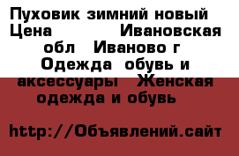 Пуховик зимний новый › Цена ­ 2 000 - Ивановская обл., Иваново г. Одежда, обувь и аксессуары » Женская одежда и обувь   